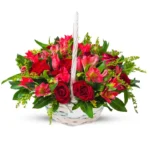 Корзина с цветами Земля любви